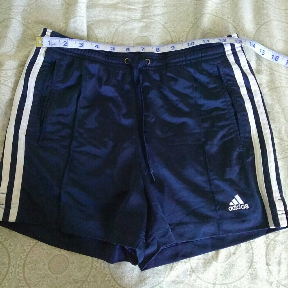 SOLD!! Adidas navy blue soccer shorts (xs-small)